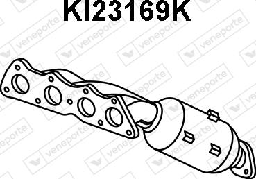 Veneporte KI23169K - Катализатор autosila-amz.com