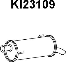 Veneporte KI23109 - Глушитель выхлопных газов, конечный autosila-amz.com
