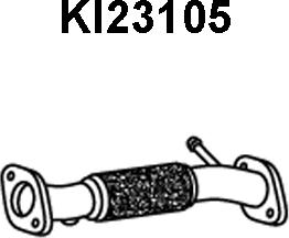 Veneporte KI23105 - Труба выхлопного газа autosila-amz.com