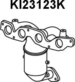 Veneporte KI23123K - Катализатор autosila-amz.com