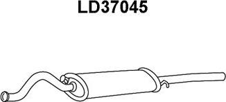 Veneporte LD37045 - Глушитель выхлопных газов, конечный autosila-amz.com