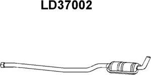 Veneporte LD37002 - Средний глушитель выхлопных газов autosila-amz.com