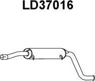 Veneporte LD37016 - Средний глушитель выхлопных газов autosila-amz.com
