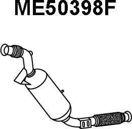 Veneporte ME50398F - Сажевый / частичный фильтр, система выхлопа ОГ autosila-amz.com