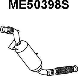 Veneporte ME50398S - Сажевый / частичный фильтр, система выхлопа ОГ autosila-amz.com