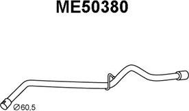 Veneporte ME50380 - Труба выхлопного газа autosila-amz.com