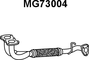 Veneporte MG73004 - Труба выхлопного газа autosila-amz.com