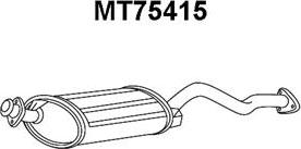 Veneporte MT75415 - Предглушитель выхлопных газов autosila-amz.com