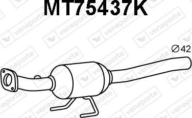 Veneporte MT75437K - Катализатор autosila-amz.com