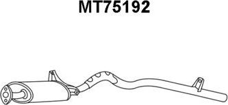 Veneporte MT75192 - Глушитель выхлопных газов, конечный autosila-amz.com