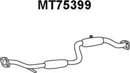 Veneporte MT75399 - Предглушитель выхлопных газов autosila-amz.com