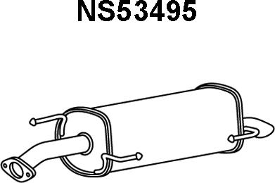 Veneporte NS53495 - Глушитель выхлопных газов, конечный autosila-amz.com