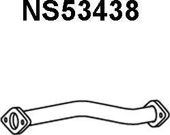 Veneporte NS53438 - Труба выхлопного газа autosila-amz.com