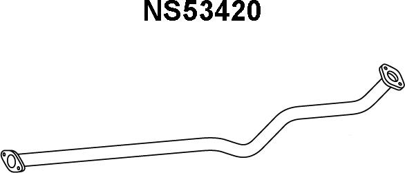 Veneporte NS53420 - Труба выхлопного газа autosila-amz.com