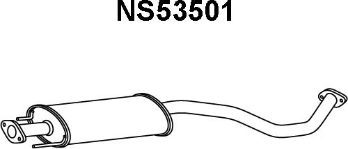 Veneporte NS53501 - Предглушитель выхлопных газов autosila-amz.com