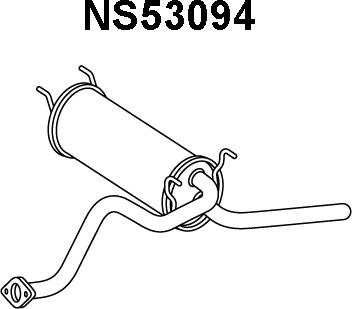 Veneporte NS53094 - Глушитель выхлопных газов, конечный autosila-amz.com