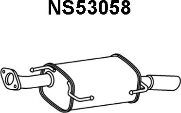 Veneporte NS53058 - Глушитель выхлопных газов, конечный autosila-amz.com