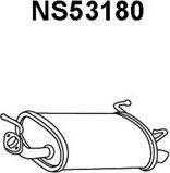 Veneporte NS53180 - Глушитель выхлопных газов, конечный autosila-amz.com
