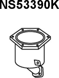 Veneporte NS53390K - Катализатор autosila-amz.com