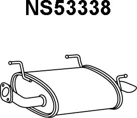 Veneporte NS53338 - Глушитель выхлопных газов, конечный autosila-amz.com