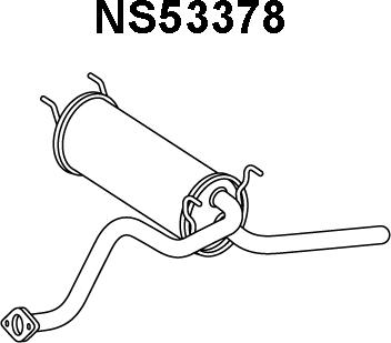 Veneporte NS53378 - Глушитель выхлопных газов, конечный autosila-amz.com