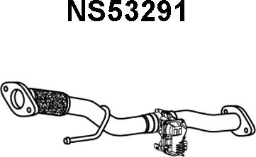 Veneporte NS53291 - Труба выхлопного газа autosila-amz.com