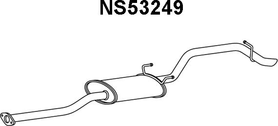 Veneporte NS53249 - Глушитель выхлопных газов, конечный autosila-amz.com