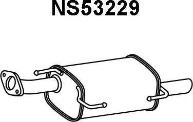 Veneporte NS53229 - Глушитель выхлопных газов, конечный autosila-amz.com