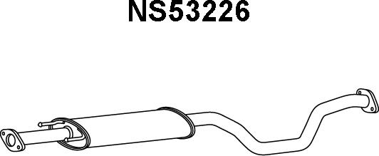 Veneporte NS53226 - Предглушитель выхлопных газов autosila-amz.com