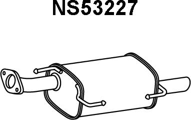Veneporte NS53227 - Глушитель выхлопных газов, конечный autosila-amz.com