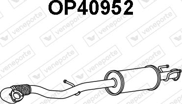 Veneporte OP40952 - Предглушитель выхлопных газов autosila-amz.com