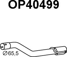 Veneporte OP40499 - Труба выхлопного газа autosila-amz.com