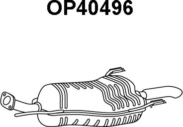 Veneporte OP40496 - Глушитель выхлопных газов, конечный autosila-amz.com