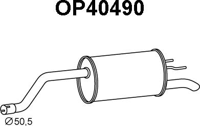 Veneporte OP40490 - Глушитель выхлопных газов, конечный autosila-amz.com