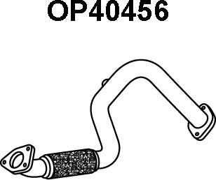 Veneporte OP40456 - Труба выхлопного газа autosila-amz.com