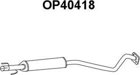 Veneporte OP40418 - Средний глушитель выхлопных газов autosila-amz.com