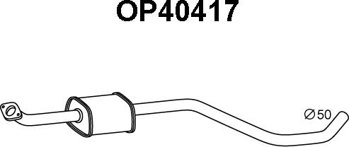 Veneporte OP40417 - Предглушитель выхлопных газов autosila-amz.com