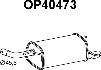 Veneporte OP40473 - Глушитель выхлопных газов, конечный autosila-amz.com