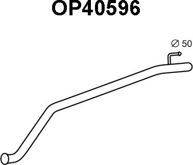 Veneporte OP40596 - Труба выхлопного газа autosila-amz.com