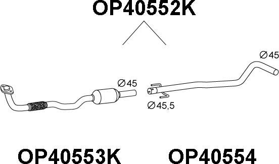 Veneporte OP40552K - Катализатор autosila-amz.com