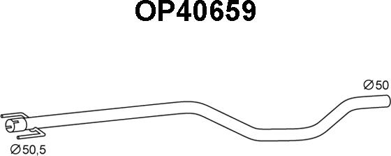 Veneporte OP40659 - Труба выхлопного газа autosila-amz.com