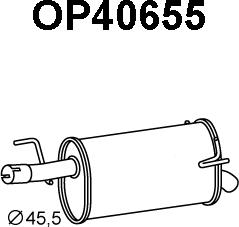 Veneporte OP40655 - Глушитель выхлопн (Veneporte) OP40655 autosila-amz.com