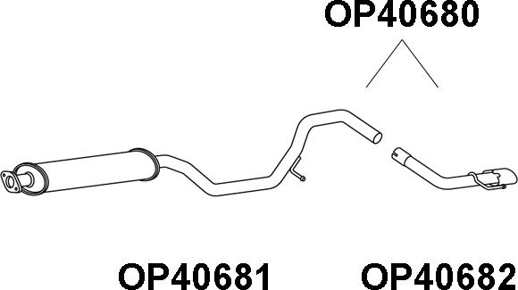 Veneporte OP40680 - Глушитель выхлопных газов, конечный autosila-amz.com