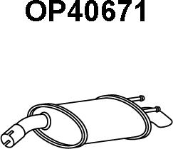 Veneporte OP40671 - Глушитель выхлопных газов, конечный autosila-amz.com