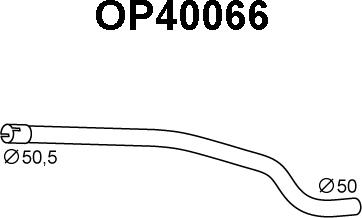 Veneporte OP40066 - Труба выхлопного газа autosila-amz.com
