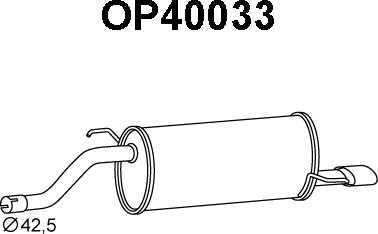 Veneporte OP40033 - Глушитель выхлопных газов, конечный autosila-amz.com