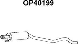 Veneporte OP40199 - Средний глушитель выхлопных газов autosila-amz.com