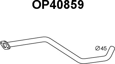 Veneporte OP40859 - Труба выхлопного газа autosila-amz.com