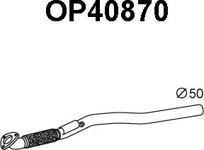 Veneporte OP40870 - Труба выхлопного газа autosila-amz.com
