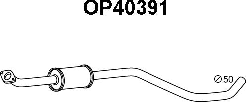 Veneporte OP40391 - Предглушитель выхлопных газов autosila-amz.com
